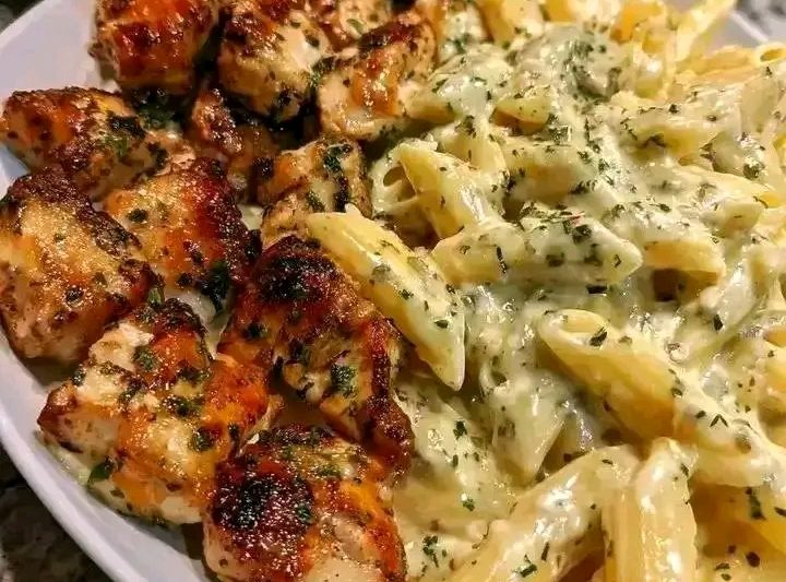 Cajun Garlic Butter Chicken Penne in Creamy Parmesan Sauce