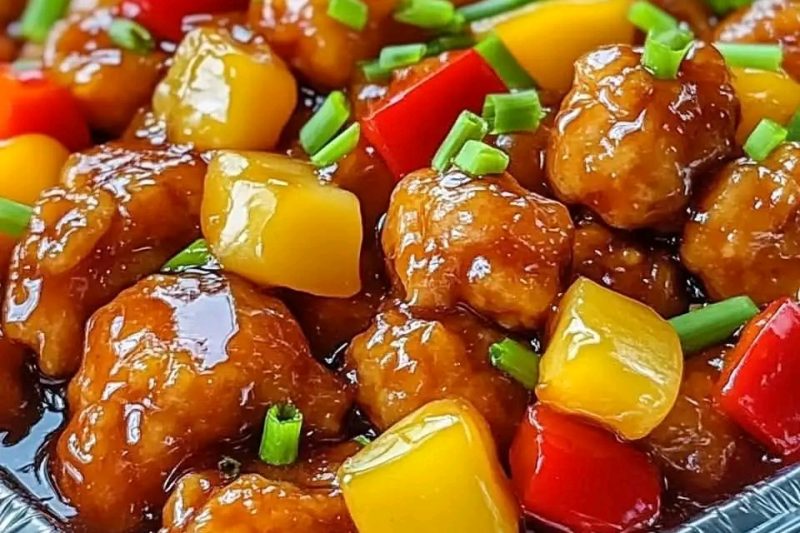 Baked Sweet and Sour Chicken