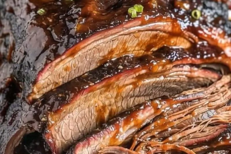 Slow Cooker Beef Brisket with BBQ Sauce