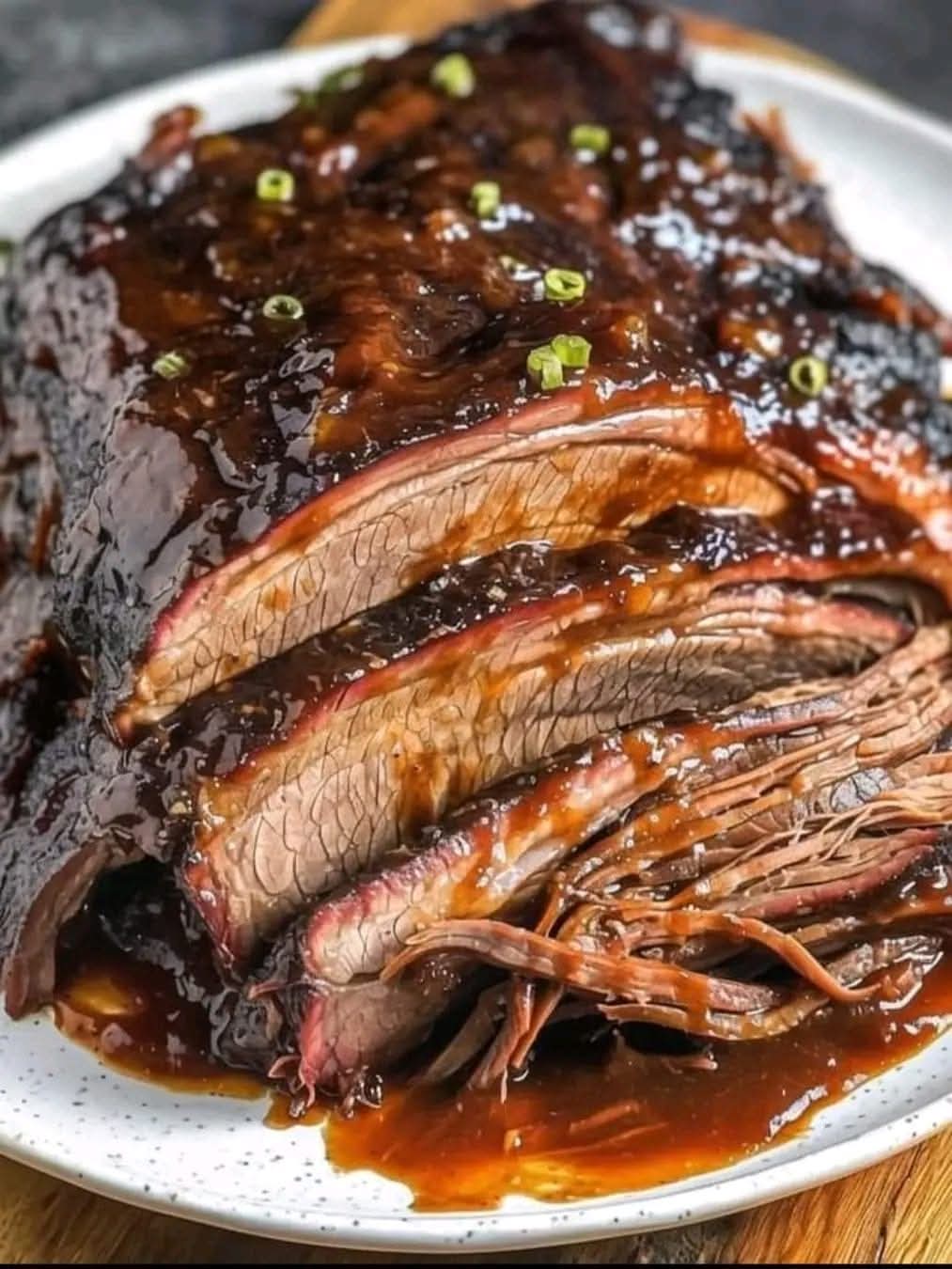 Slow Cooker Beef Brisket with BBQ Sauce