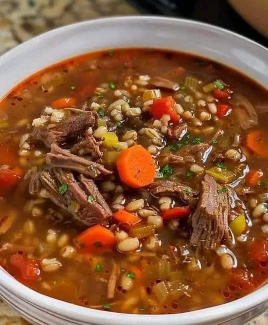 Classic Beef Barley Soup