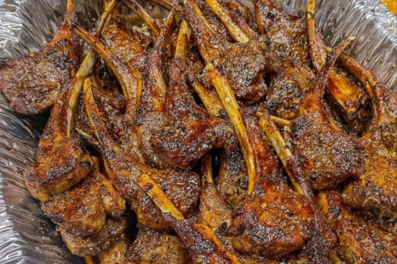 Garlic Parmesan Fried Lamb Chops