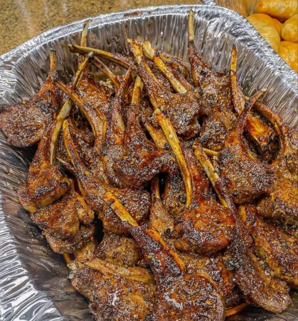 Garlic Parmesan Fried Lamb Chops