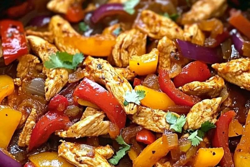 Crockpot Chicken Fajitas