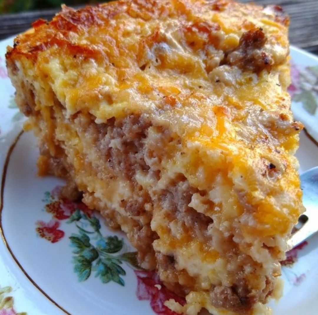 Deliciously Cheesy Monterey Sausage Pie