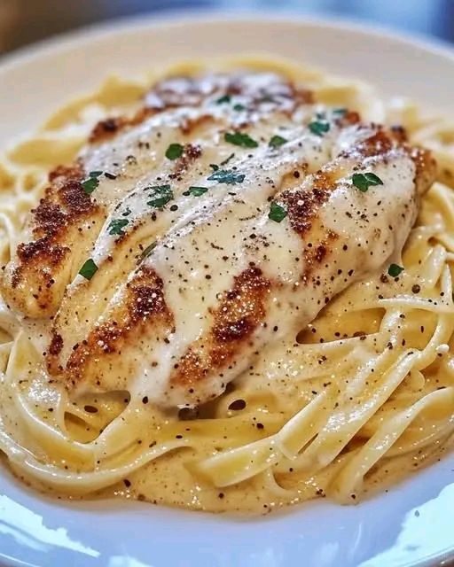 Creamy Garlic Parmesan Chicken Alfredo