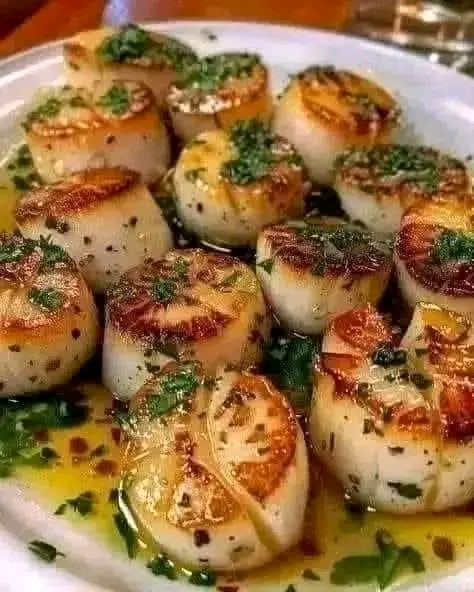 Garlic Butter Baked Scallops Recipe