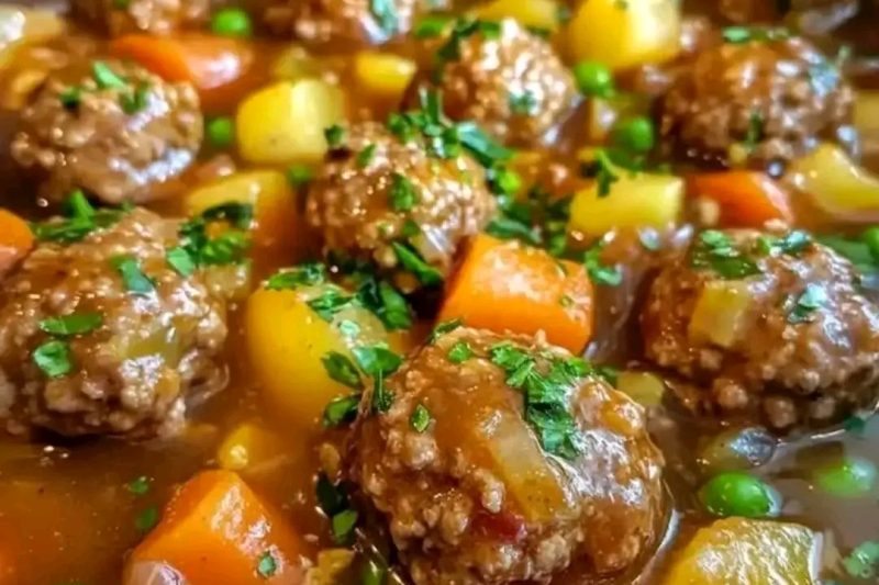 The Best Meatball Stew Recipe