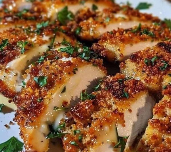 Golden Garlic Parmesan Chicken