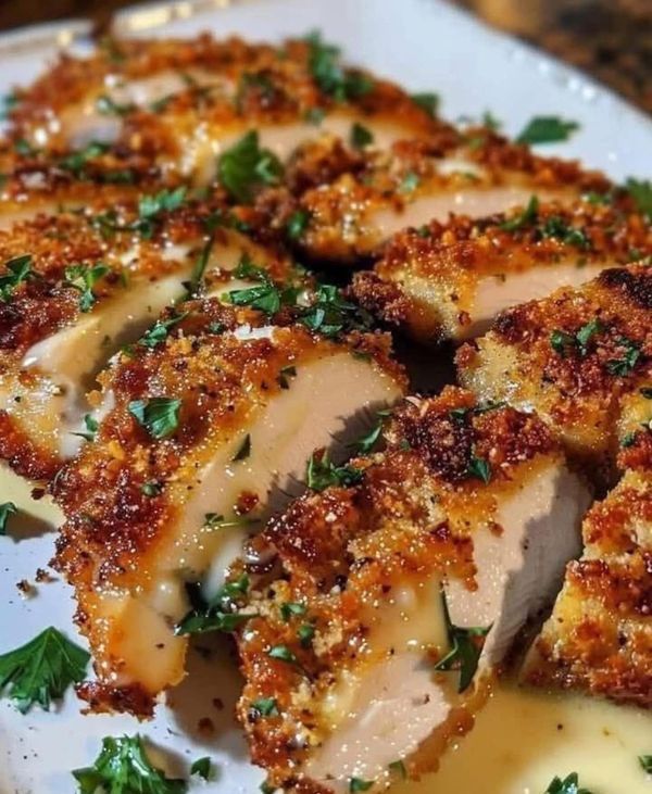 Golden Garlic Parmesan Chicken
