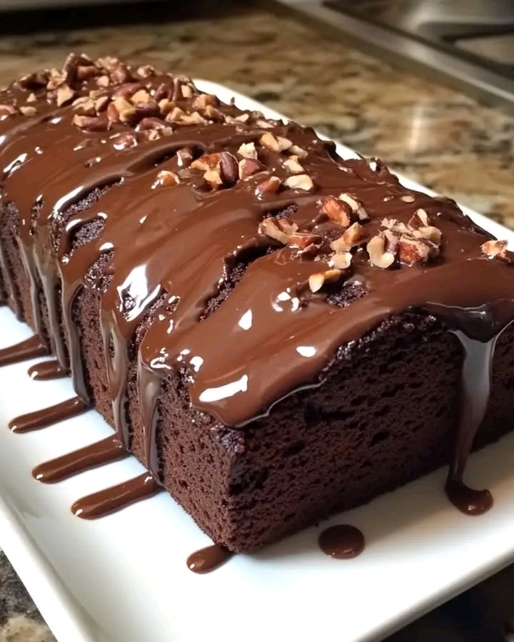 Ultimate Hot Fudge Brownie Bread