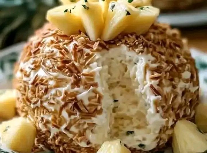 Heavenly Pineapple Cheeseball