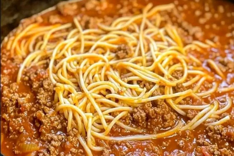 Slow Cooker Church Supper Spaghetti