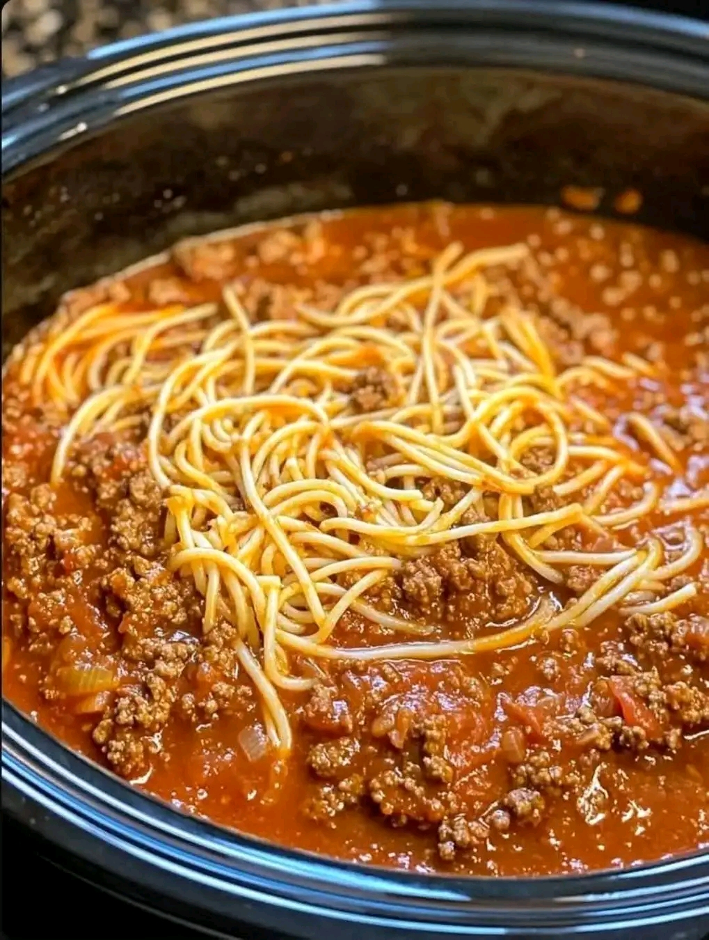 Slow Cooker Church Supper Spaghetti