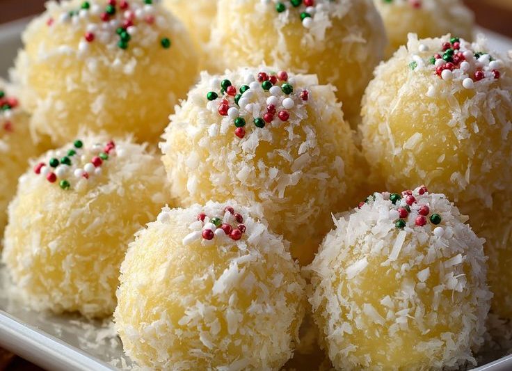 Pineapple Coconut Holiday Balls