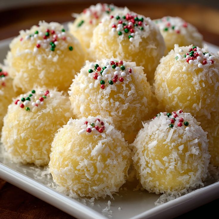 Pineapple Coconut Holiday Balls