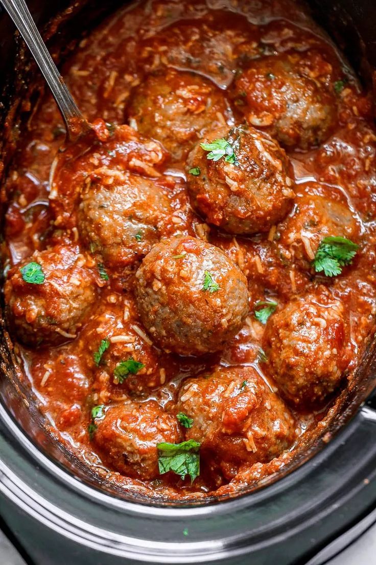 Slow Cooker Italian Sausage Meatballs Recipe