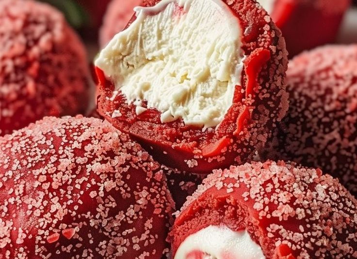 Irresistible Strawberry Velvet Cheesecake Truffles
