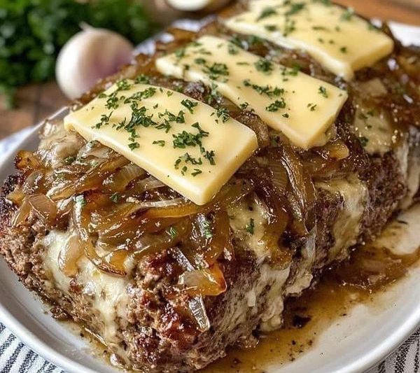 Slow Cooker Swiss Cheese Meatloaf
