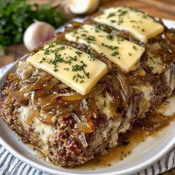 Slow Cooker Swiss Cheese Meatloaf