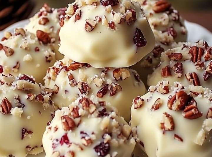White Chocolate Cranberry Pecan Clusters