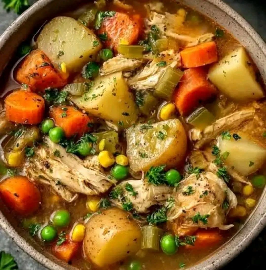 One-Pot Slow Cooker Chicken Stew
