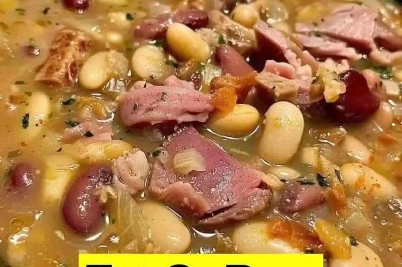 Smoky White Bean and Ham Hock Soup