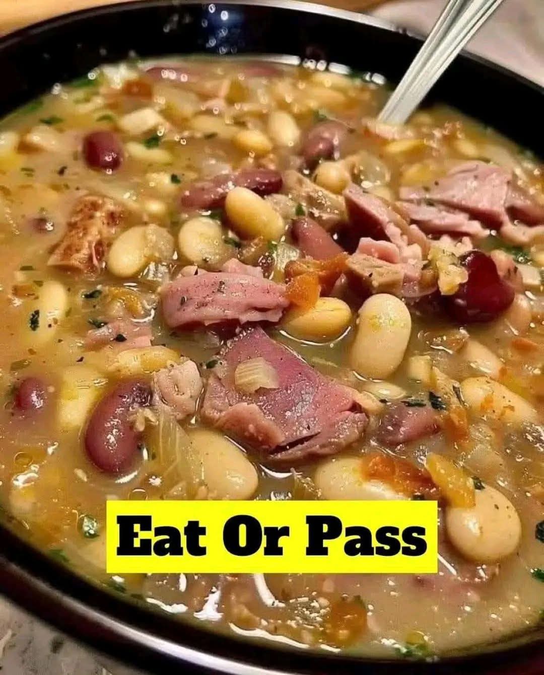 Smoky White Bean & Ham Hock Soup