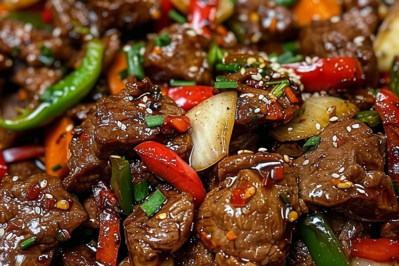 Spicy Beef Stir-Fry with Bell Peppers