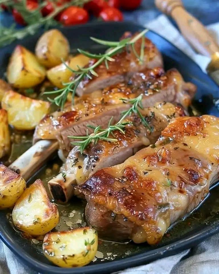 Irresistible Leg of Lamb with Potatoes