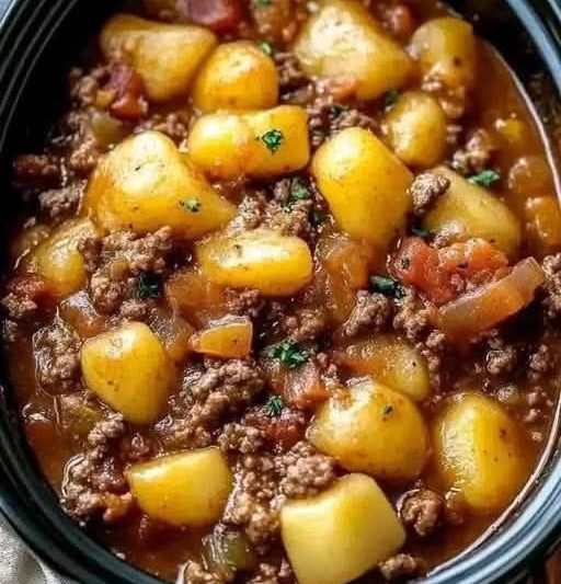 Slow Cooker Cowboy Casserole