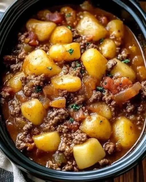 Slow Cooker Cowboy Casserole