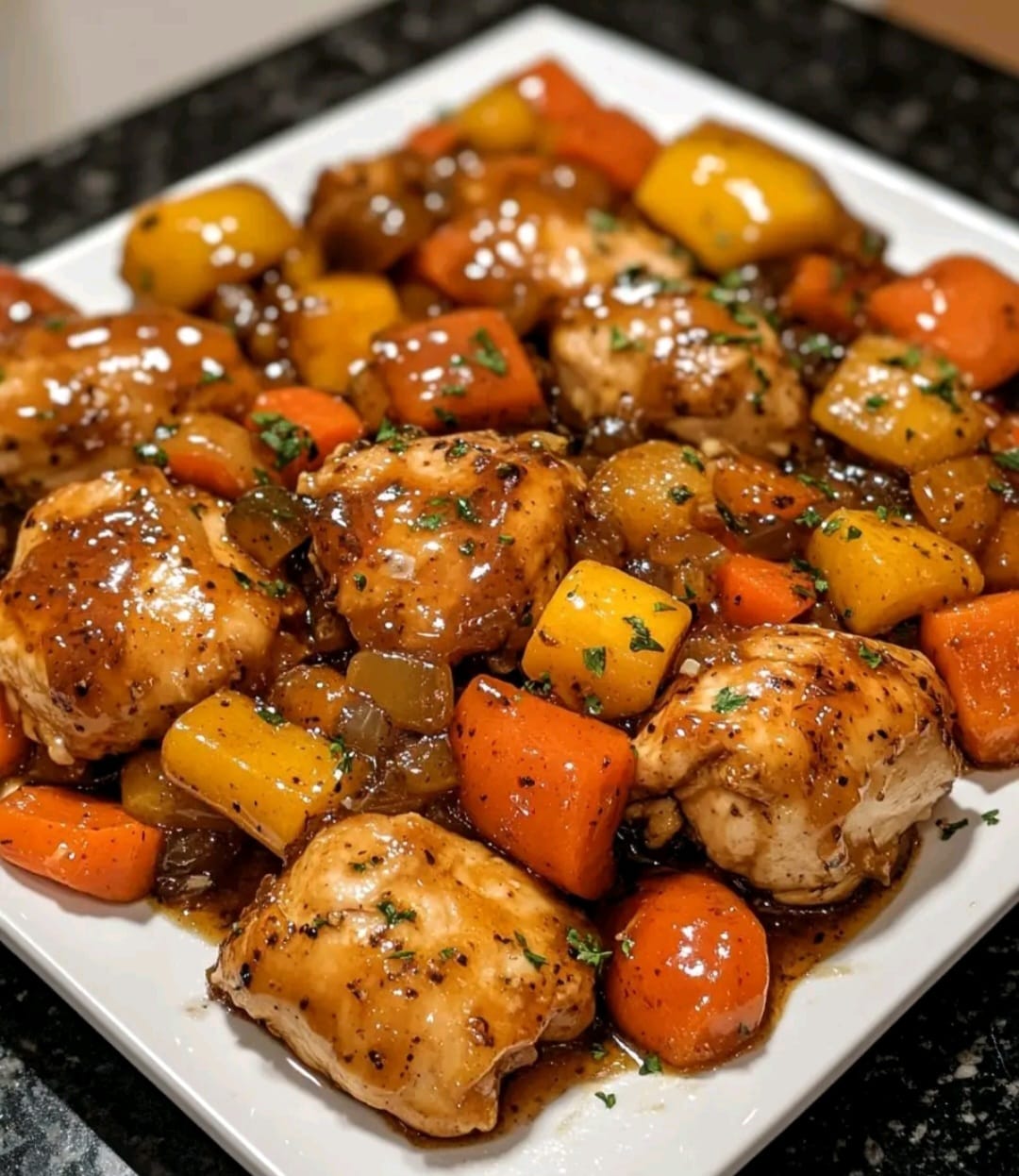 Slow Cooker Honey Garlic Chicken