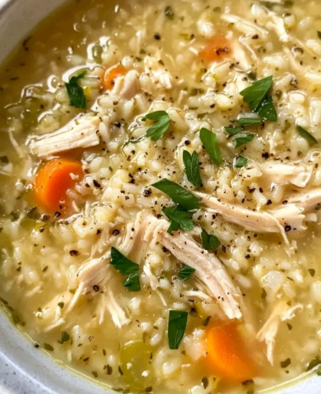 Easy Slow Cooker Lemon Chicken Soup