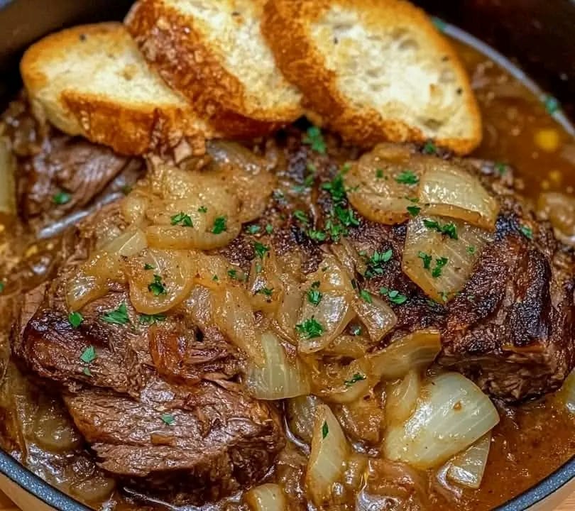 Irresistible French Onion Pot Roast