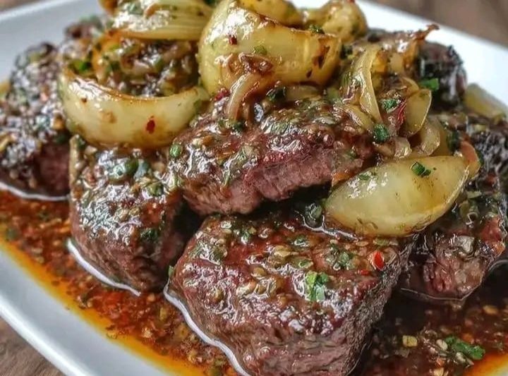 Chinese Pepper Steak with Onions