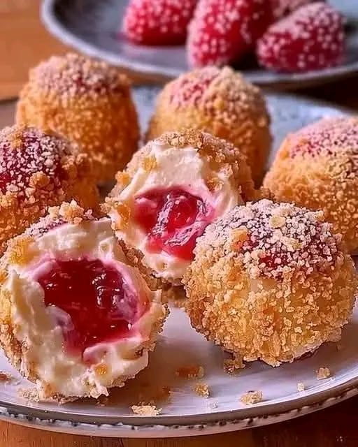 Irresistible Strawberry Cheesecake Crunch Bites