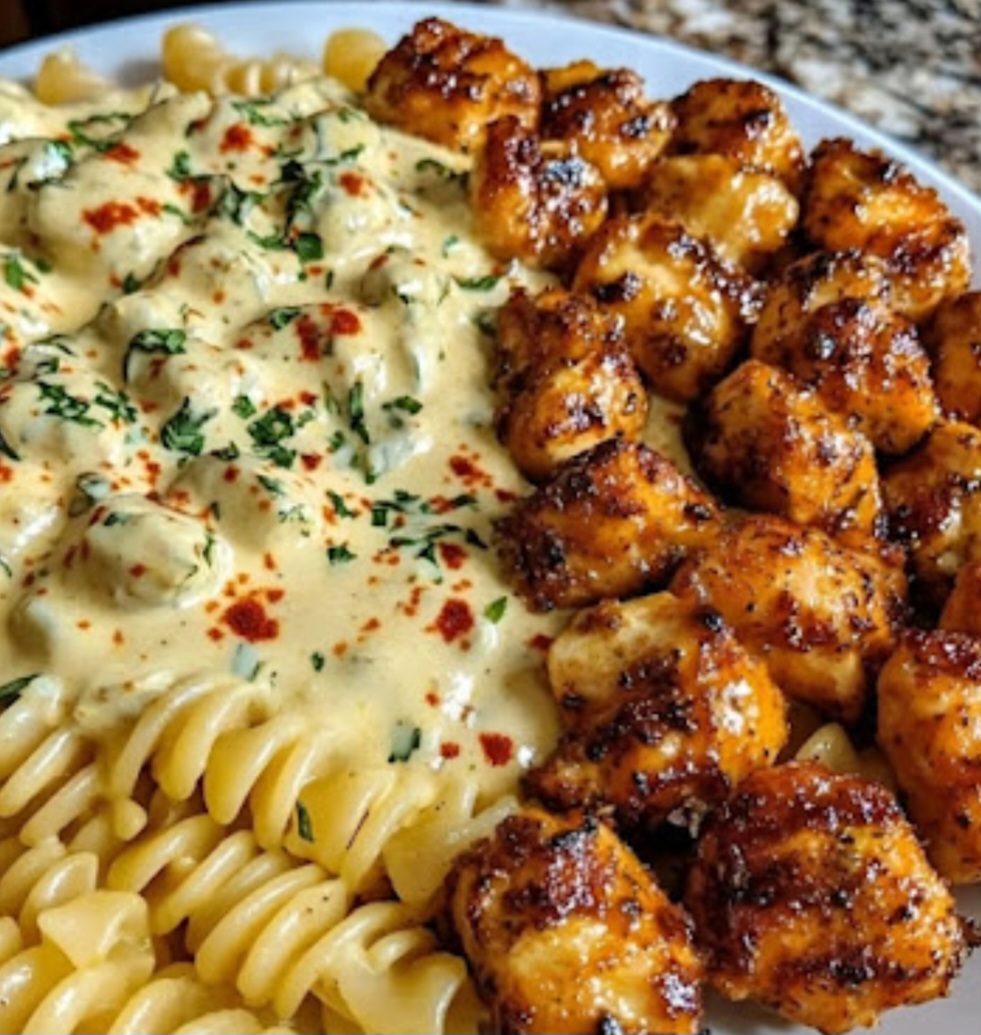Juicy Chicken Bites Smothered in Garlic Butter Goodness