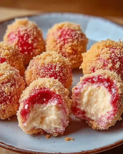 Strawberry Cheesecake Crunch Bites