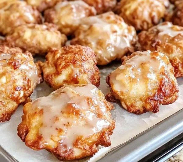 Easy Baked Apple Fritters