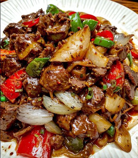 Irresistible Pepper Steak with Bell Peppers