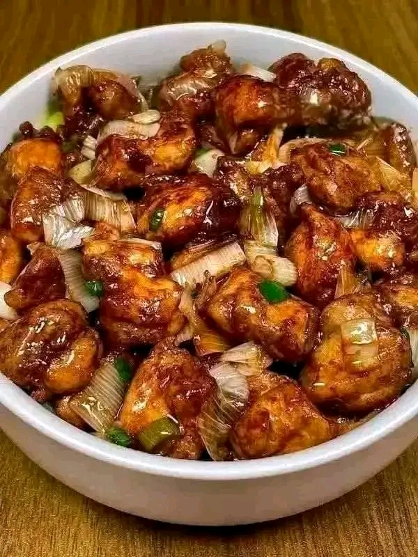 Delicious Chicken and Green Onion Stir-Fry