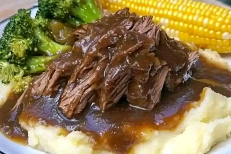 Homestyle Pot Roast with Creamy Mashed Potatoes