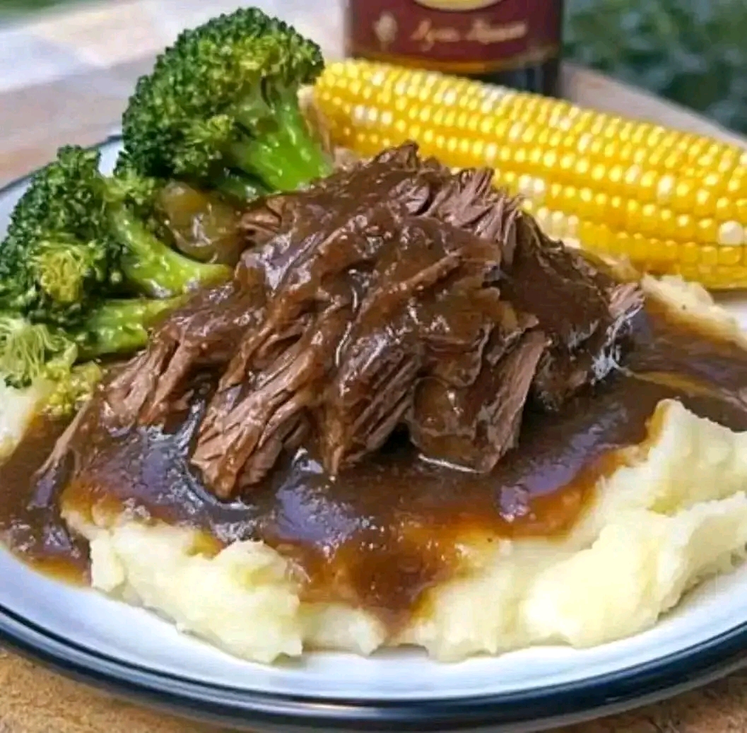 Homestyle Pot Roast with Creamy Mashed Potatoes