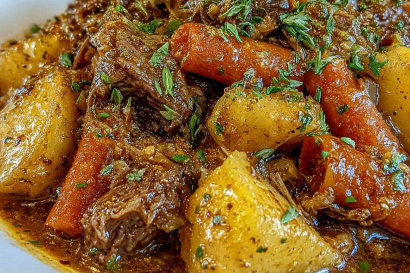 Easy Crockpot Beef Stew