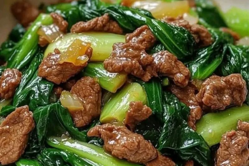 Classic Bok Choy Stir-Fried Beef
