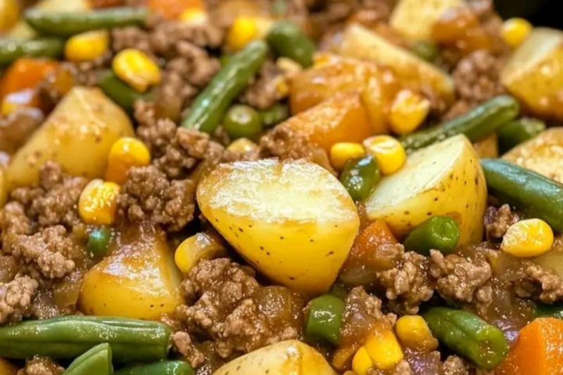 Slow Cooker Amish Harvest Casserole