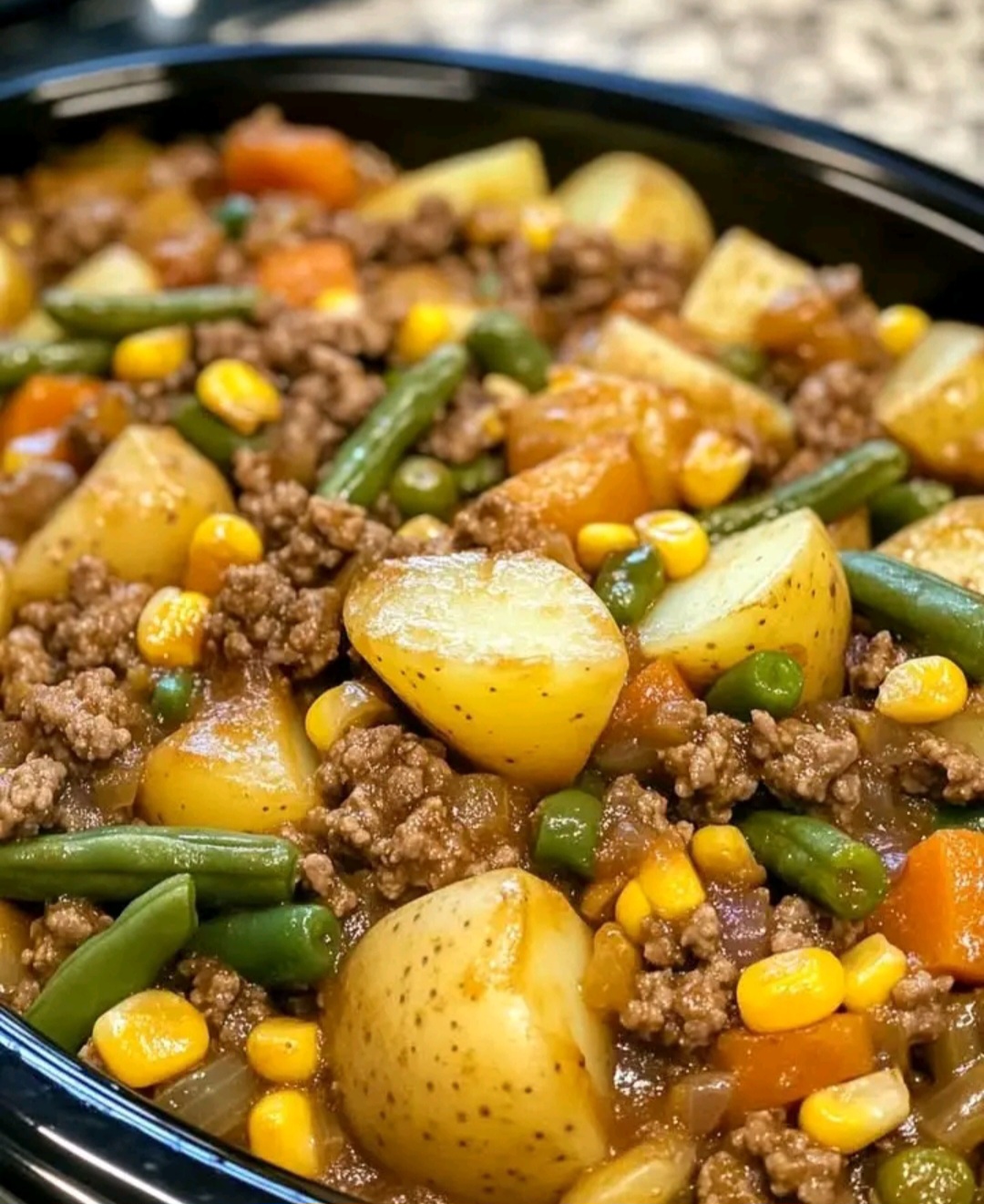 Slow Cooker Amish Harvest Casserole