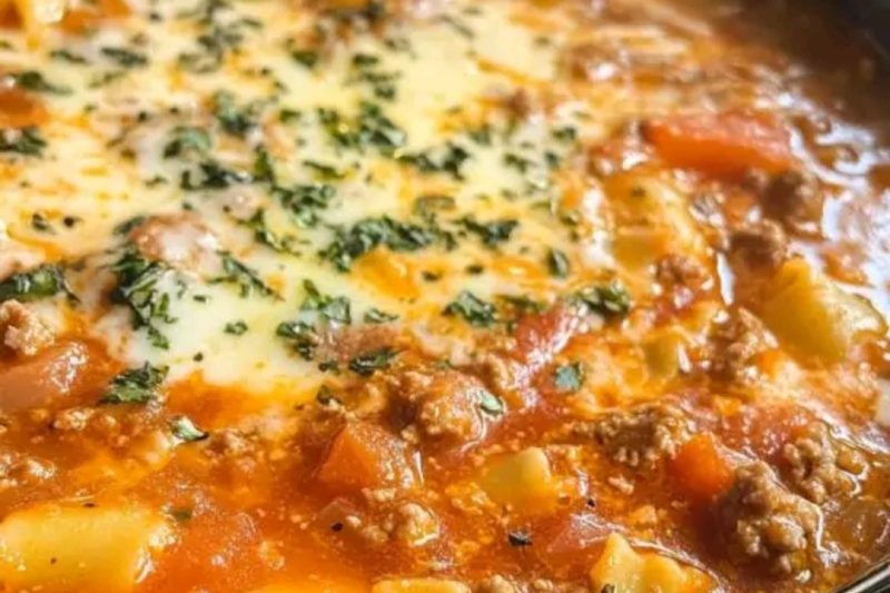 Hearty Lasagna Soup Delight