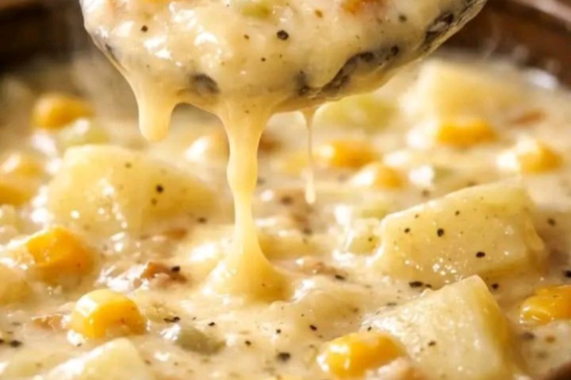 Slow Cooker Potato Corn Chowder